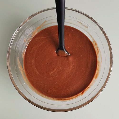 Brownie con avellanas y nueces - Mezcla chocolateada